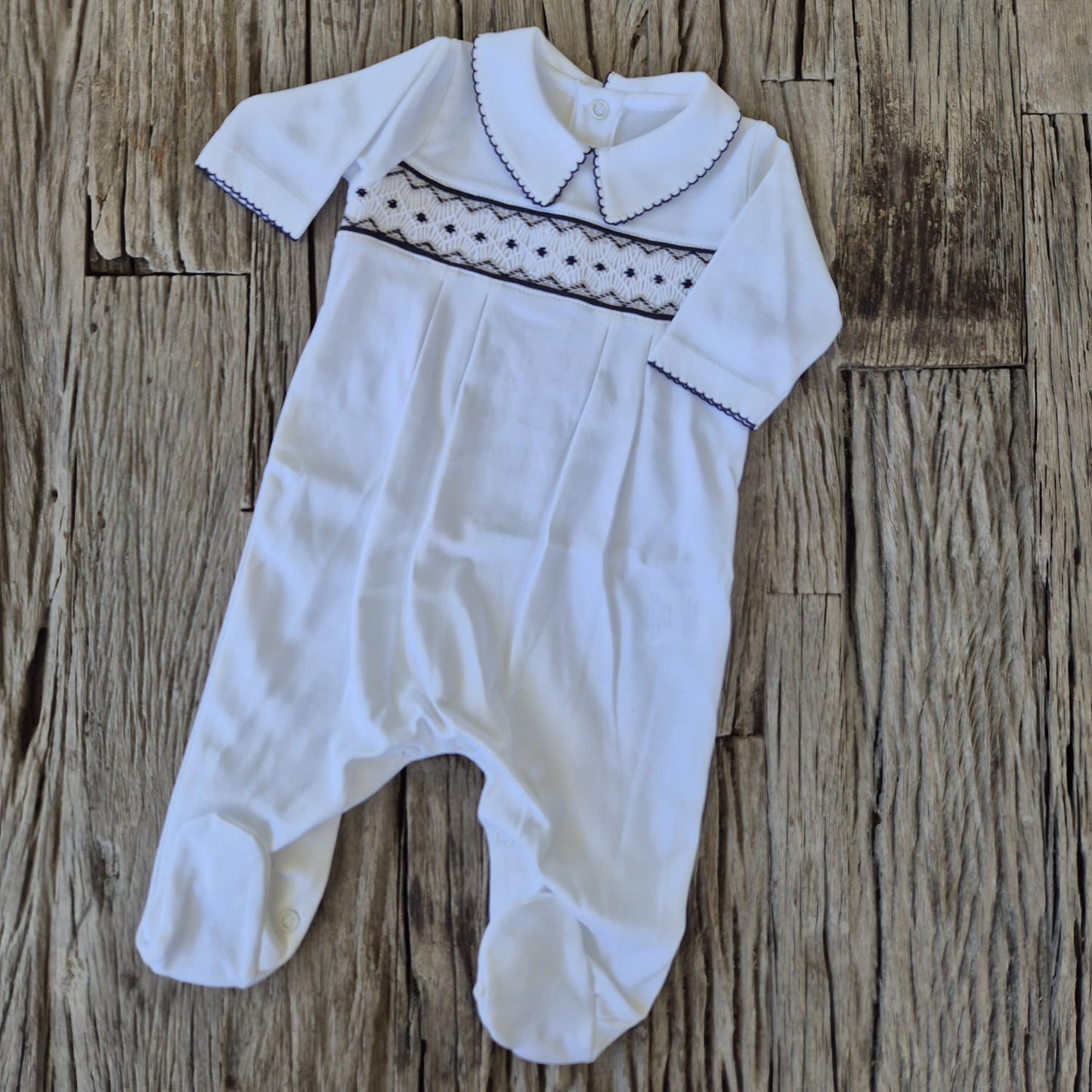 Enterito Smock Azul Marino