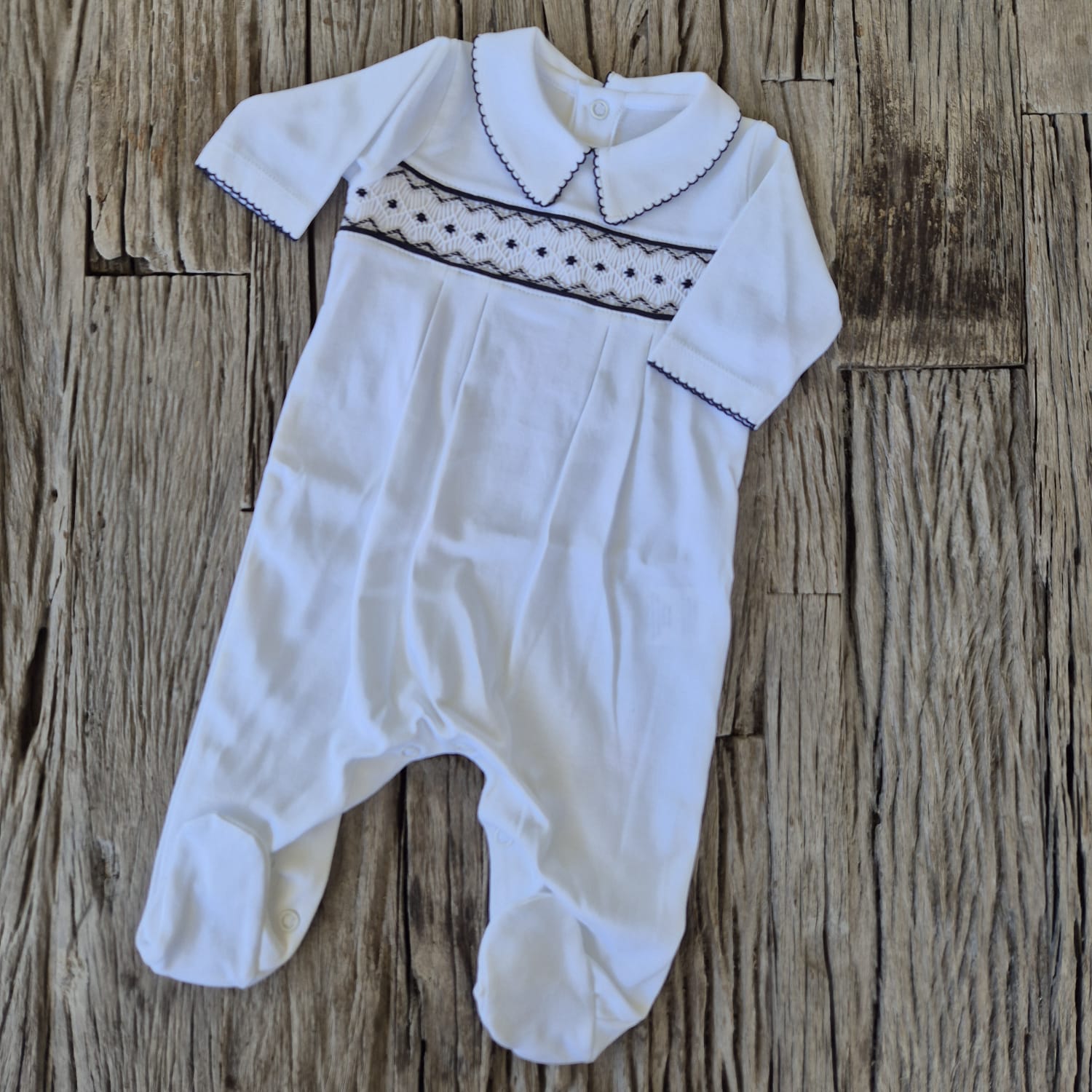 Enterito Smock Azul Marino