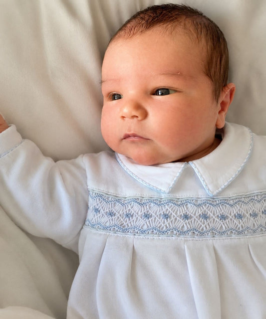 Enterito Smock Celeste