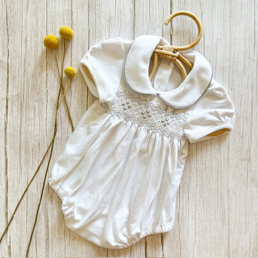 Bombacha Smock Gris Perla